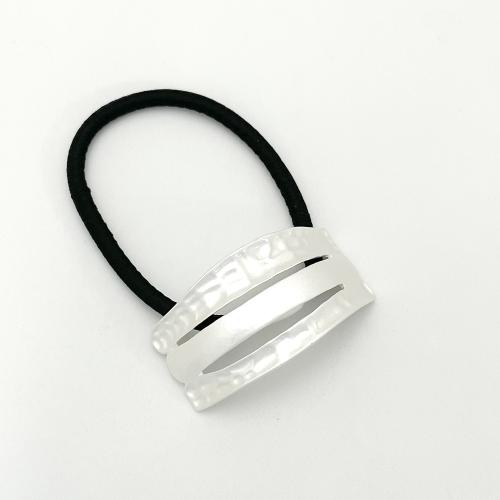 Hestehale Holder, Zinc Alloy, med Rubber Band, for kvinde, flere farver til valg, Solgt af PC