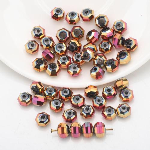 Fashion Üveggyöngy, Üveg, DIY, több színt a választás, 6x8mm, 30PC-k/Bag, Által értékesített Bag