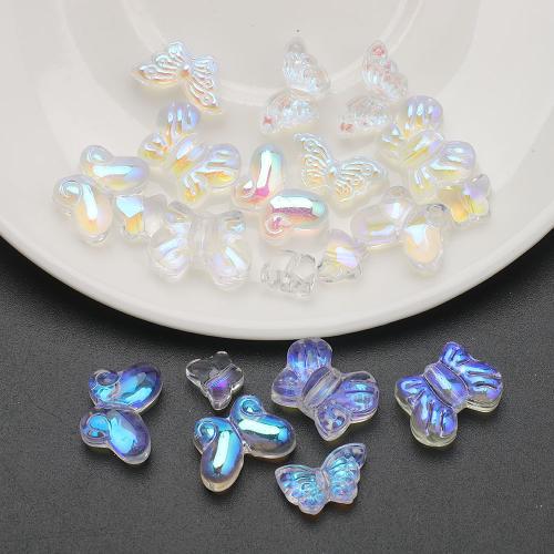 Fashion Glass Beads Butterfly DIY Sold By Bag