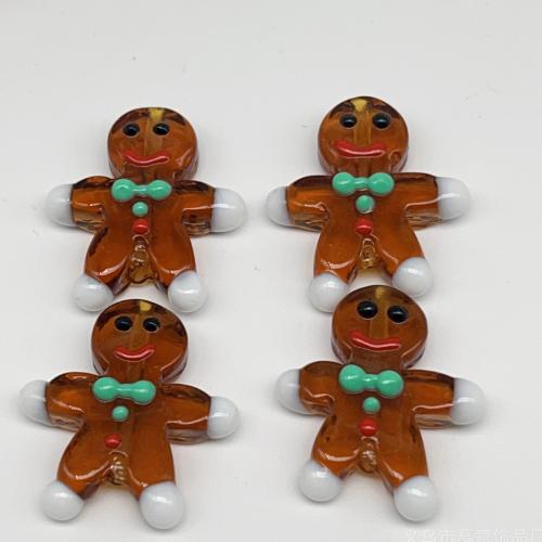 Christmas Lampwork Beads DIY Sold By Bag