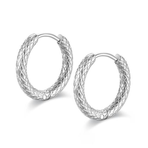 Stainless Steel Lever Terug Earring, 304 roestvrij staal, plated, voor vrouw, meer kleuren voor de keuze, 2.5 * 14mm (inside diameter), 20pC's/Lot, Verkocht door Lot