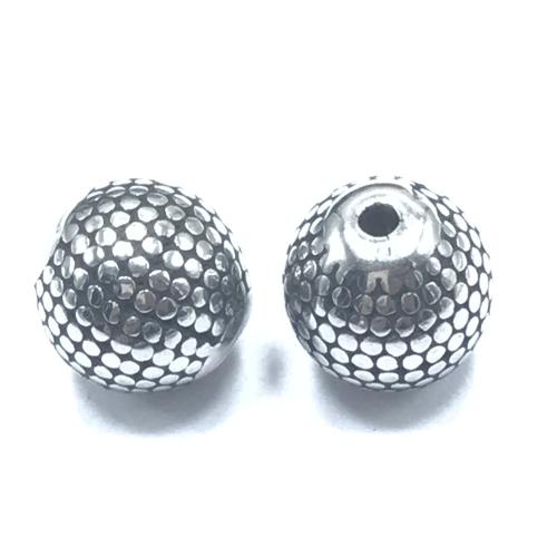 304 rostfritt stål Bead, DIY, ursprungliga färgen, 9x9mm, Hål:Ca 2mm, Säljs av PC