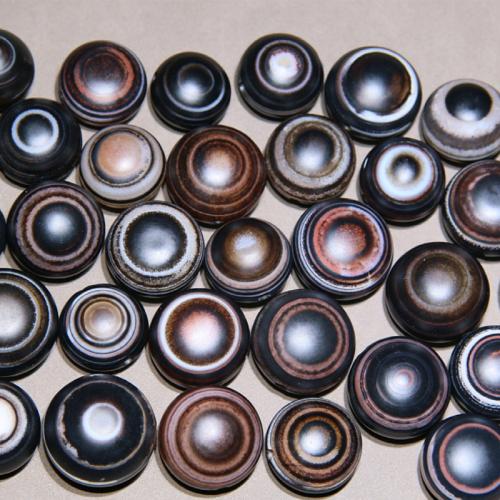 Agate Beads Drum random style & DIY beads size 17x20- Sold By PC