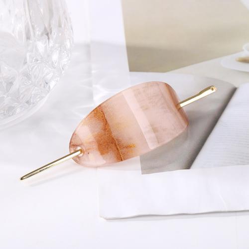 Hair Stick Zinc Alloy with Acrylic for woman 125mm Sold By PC