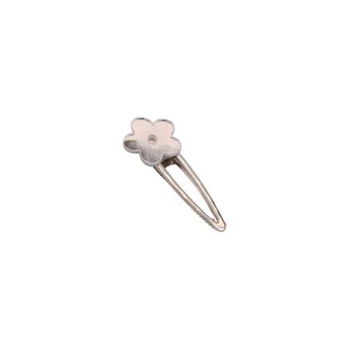 Bek Clips, Zinc Alloy, voor vrouw, zilver, 67x30mm, Verkocht door PC