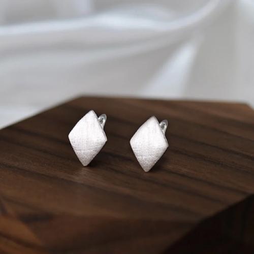 925 Sterling Silver Stud Earrings fashion jewelry & for woman Sold By Pair