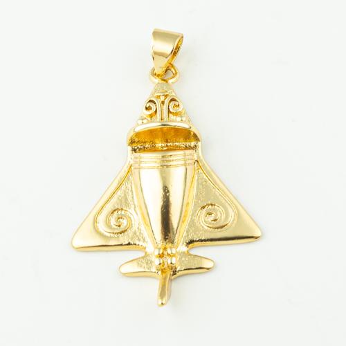 Brass Jewelry Pendants fashion jewelry & for woman golden Approx 3mm Sold By Lot