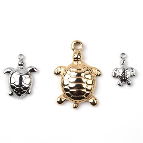 Stainless Steel Animal Pendants 316 Stainless Steel Turtle Sold By Bag