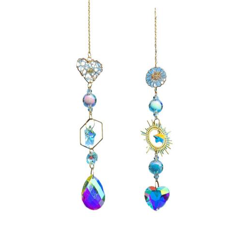 Hanging Ornaments Zinc Alloy with Crystal gold color plated for home and office nickel lead & cadmium free Sold By PC