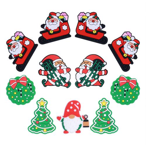 Beads silicone, Design de Natal & DIY & Vario tipos a sua escolha, 20PCs/Lot, vendido por Lot