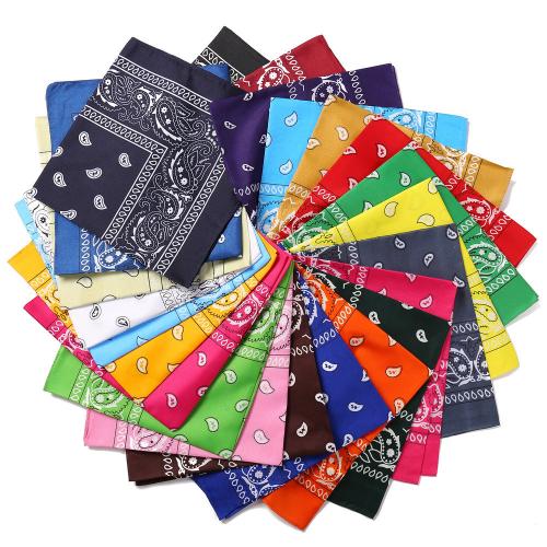 Fashion Scarf Polyester Square multifunctional & Unisex Sold By PC