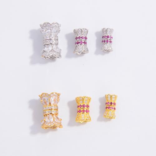 Spacer Beads Jóias, 925 prata esterlina, DIY & tamanho diferente para a escolha & Vario tipos a sua escolha & micro pavimento em zircônia cúbica, Mais cores pare escolha, vendido por PC