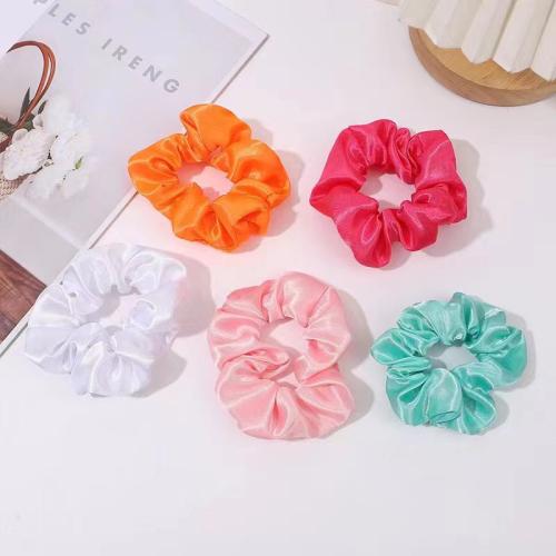 Hair Scrunchies Satin handmade for woman 100mm Sold By PC