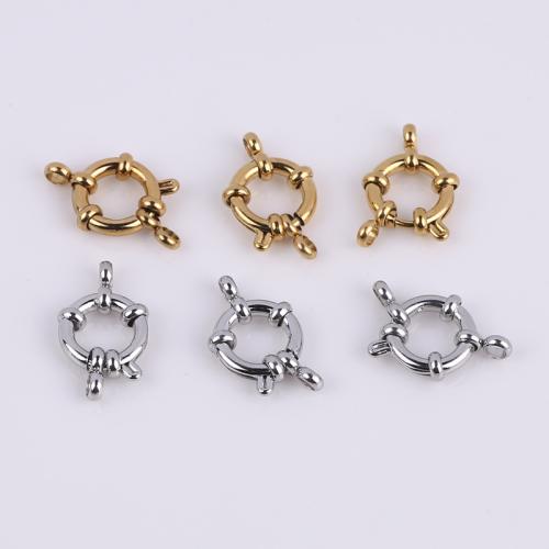 Stainless Steel Jewelry Clasp 316 Stainless Steel Vacuum Ion Plating Sold By Bag