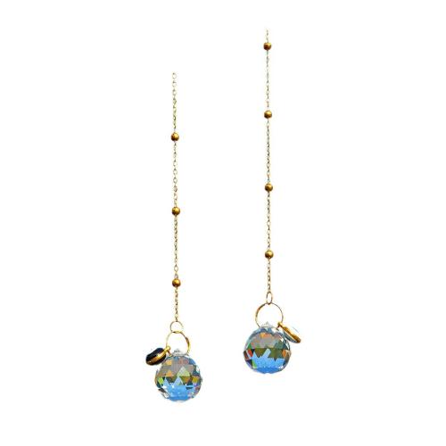 Hanging Ornaments Zinc Alloy with Crystal gold color plated for home and office nickel lead & cadmium free Sold By PC