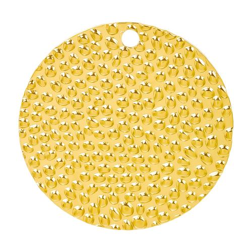 Stainless Steel Pendants 304 Stainless Steel Flat Round Vacuum Ion Plating DIY Sold By PC