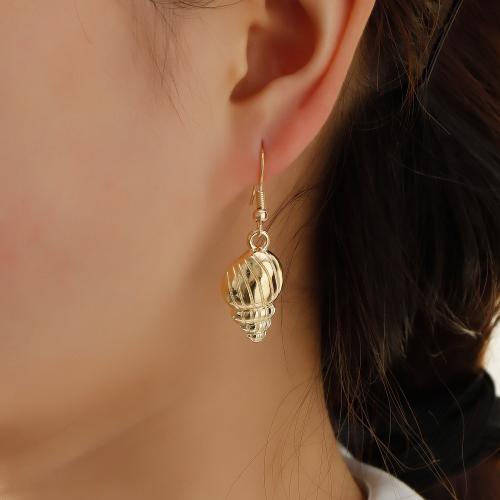 Zinc Alloy Drop Earrings gold color plated & for woman nickel lead & cadmium free Sold By Pair