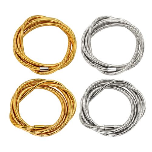 Rozsdamentes acél bangle, 304 rozsdamentes acél, galvanizált, különböző stílusokat a választás & a nő, több színt a választás, Által értékesített PC