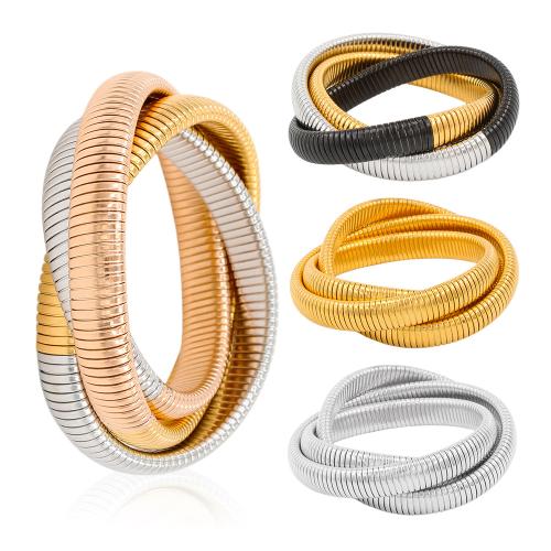 Nerūdijančio plieno Bangle, 304 Nerūdijantis plienas, padengtą, skirtingo dydžio pasirinkimo & moters, daugiau spalvų pasirinkimas, Pardavė PC