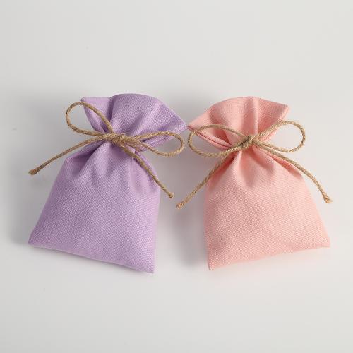 velours de coton Sac drawstring, avec Chanvre, multifonctionnel & normes différentes pour le choix, plus de couleurs à choisir, Vendu par PC