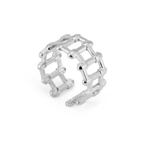 Edelstahl Ringe, 304 Edelstahl, plattiert, unisex, keine, verkauft von PC