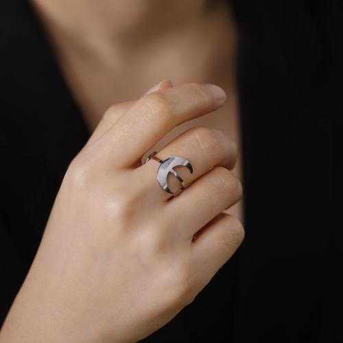 Stainless Steel Finger Ring 304 Stainless Steel Vacuum Ion Plating Unisex Sold By PC