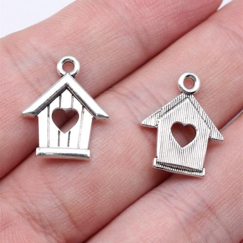 Zinc Alloy Pendants antique silver color plated DIY Sold By PC