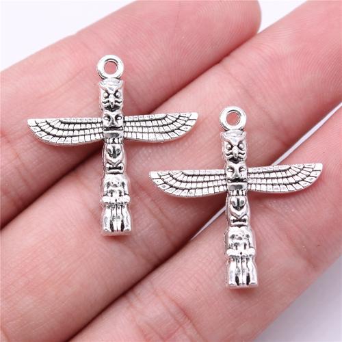 Zinc Alloy Pendants, antique silver color plated, DIY, 27x25mm, Sold By PC