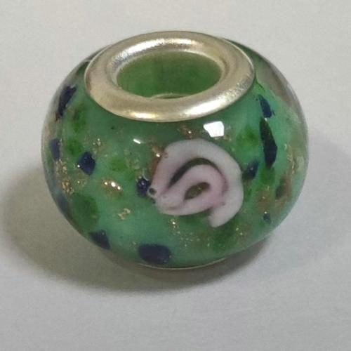 Lampwork Perlen European Stil, Einbrennlack, DIY, keine, 10mm, 100PCs/Tasche, verkauft von Tasche