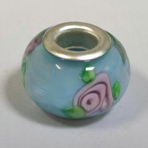 Lampwork karoliukai European stilius, stoving lakas, Pasidaryk pats, daugiau spalvų pasirinkimas, 10mm, 100kompiuteriai/Krepšys, Pardavė Krepšys