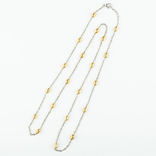 Stainless Steel Chain Necklace 304 Stainless Steel fashion jewelry & for woman Sold Per Approx 74 cm Strand