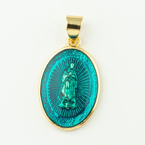 Brass Jewelry Pendants fashion jewelry & for woman & enamel Approx 3mm Sold By Lot