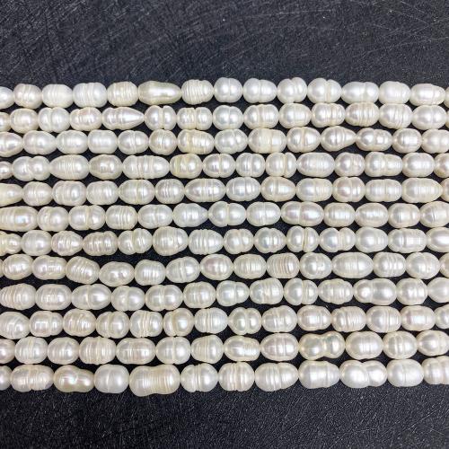 Cultured Rice Freshwater Pearl Beads DIY white Sold Per Approx 38 cm Strand