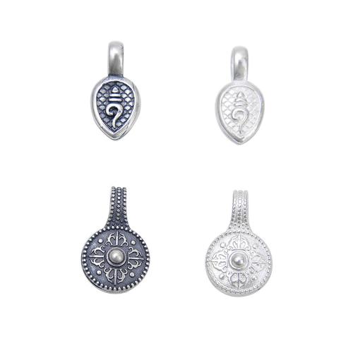 925 Sterling Silver κρεμαστό κόσμημα, DIY & διαφορετικά στυλ για την επιλογή, περισσότερα χρώματα για την επιλογή, Sold Με PC