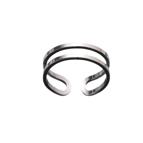 Stainless Steel Finger Ring 304 Stainless Steel plated & for man original color Sold By PC