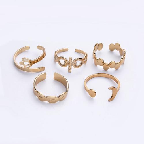 Stainless Steel Finger Ring 304 Stainless Steel Vacuum Ion Plating Adjustable & for woman inner ~20mm Sold By PC