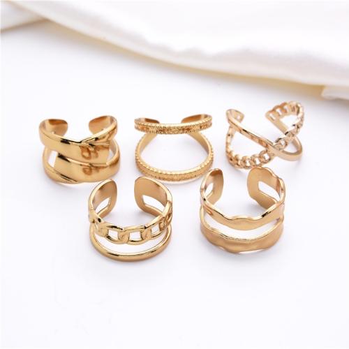 Stainless Steel Finger Ring 304 Stainless Steel Vacuum Ion Plating Adjustable & for woman inner ~20mm Sold By PC