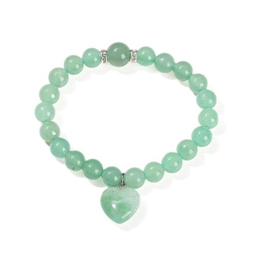 Gemstone Bracelet Heart handmade  & for woman Length Approx 6-6.5 Inch Sold By PC