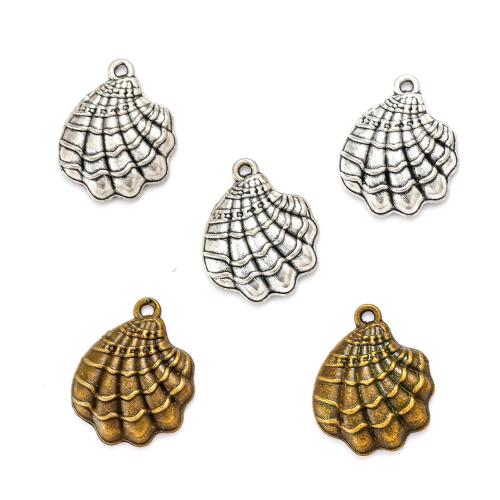 Zinc Alloy Pendants Shell plated DIY Sold By Bag