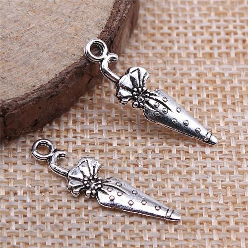 Zinc Alloy Pendants Umbrella plated DIY Sold By PC