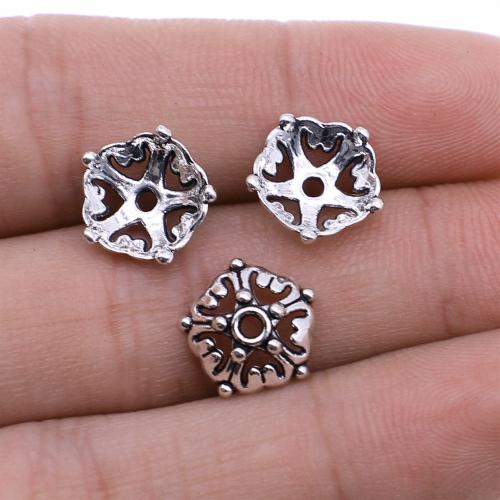 Zinc Alloy Bead Cap antique silver color plated DIY 12mm Sold By PC