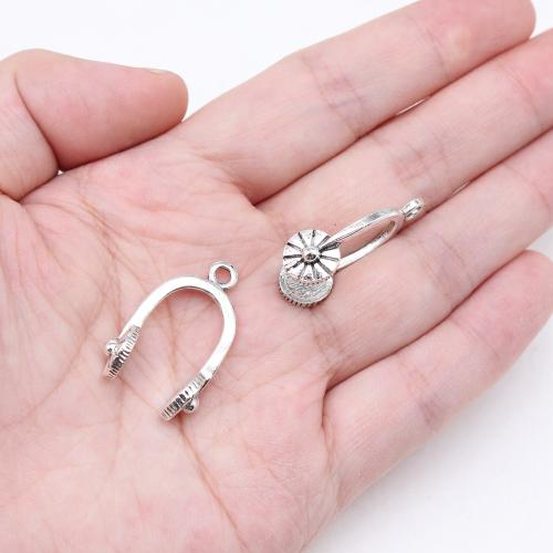 Zinc Alloy Pendants antique silver color plated DIY Sold By PC