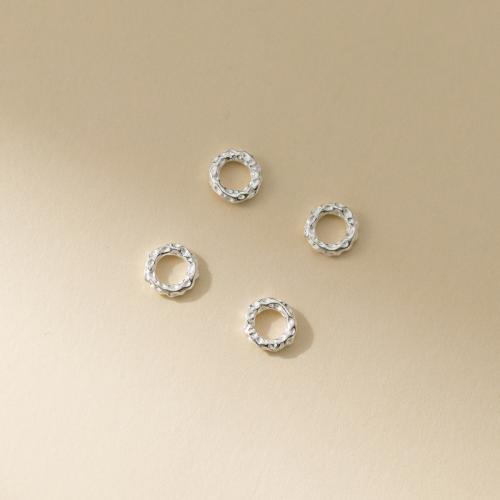 Gasket 925 Sterling Silver Donut DIY silver color Sold By PC