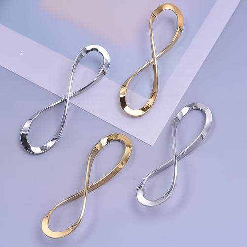 Stainless Steel Pendants 304 Stainless Steel Infinity plated DIY Sold By PC