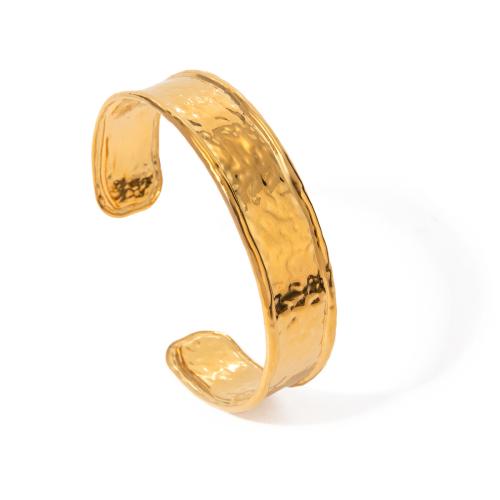 Stainless Steel Bangle 304 Stainless Steel gold color plated fashion jewelry golden Sold By PC