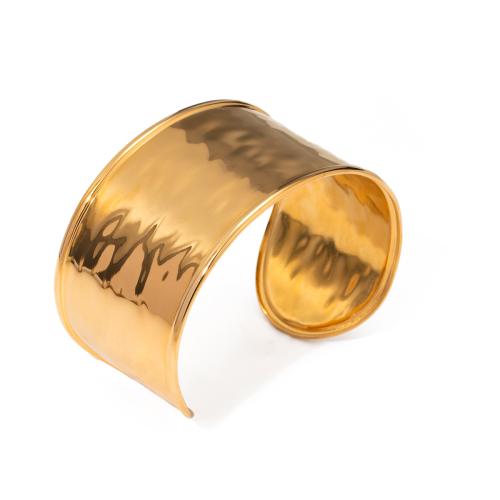 Stainless Steel Bangle 304 Stainless Steel gold color plated fashion jewelry golden Sold By PC