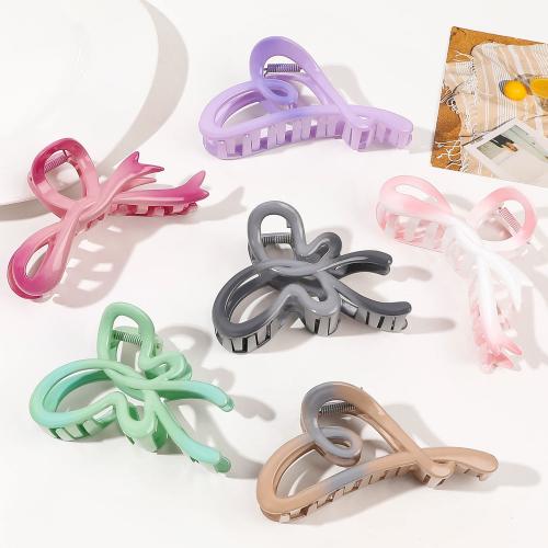 Hair Claw Clips Plastic handmade gradient color & for woman Sold By PC