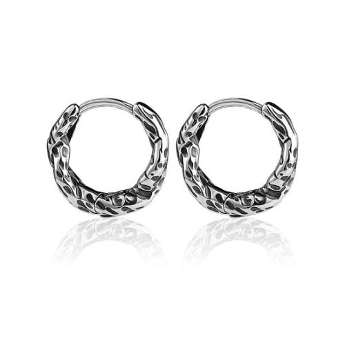 Stainless Steel Lever Terug Earring, 304 roestvrij staal, plated, uniseks & glazuur, oorspronkelijke kleur, Verkocht door PC