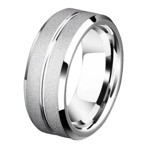 Titantium Steel Finger Ring, Titanium Steel, galvanizált, egynemű & különböző méretű a választás, több színt a választás, Által értékesített PC