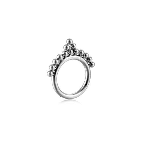 Gioielleria da Piercing naso in acciaio inox, 316 acciaio inox, multifunzionale & unisex, colore originale, 1.20x8mm, Venduto da PC